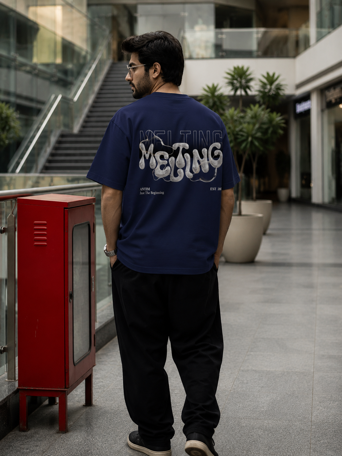 ANTIM MELTING Oversized Tee